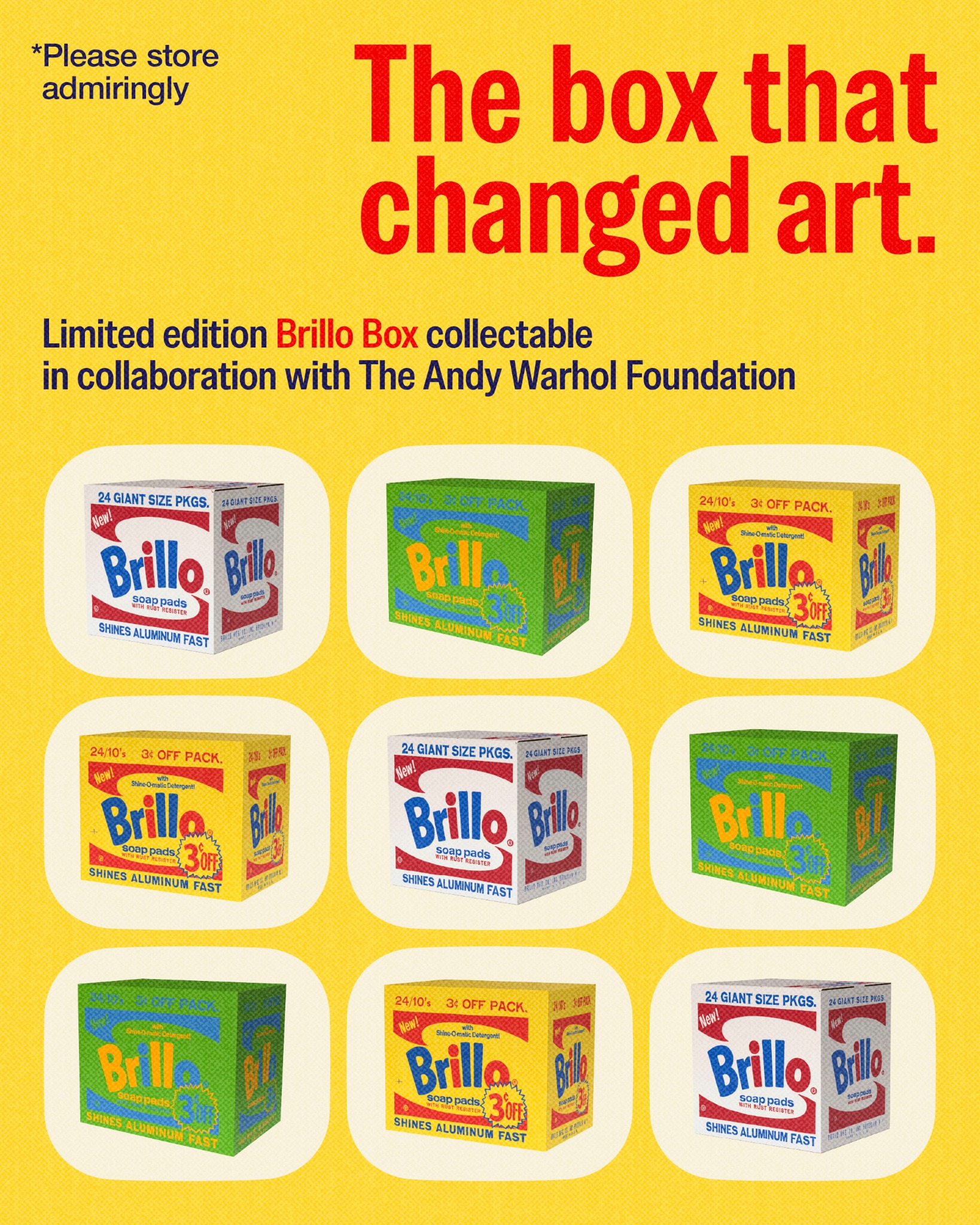 The Andy Warhol Foundation for the Visual Arts Facebook ad