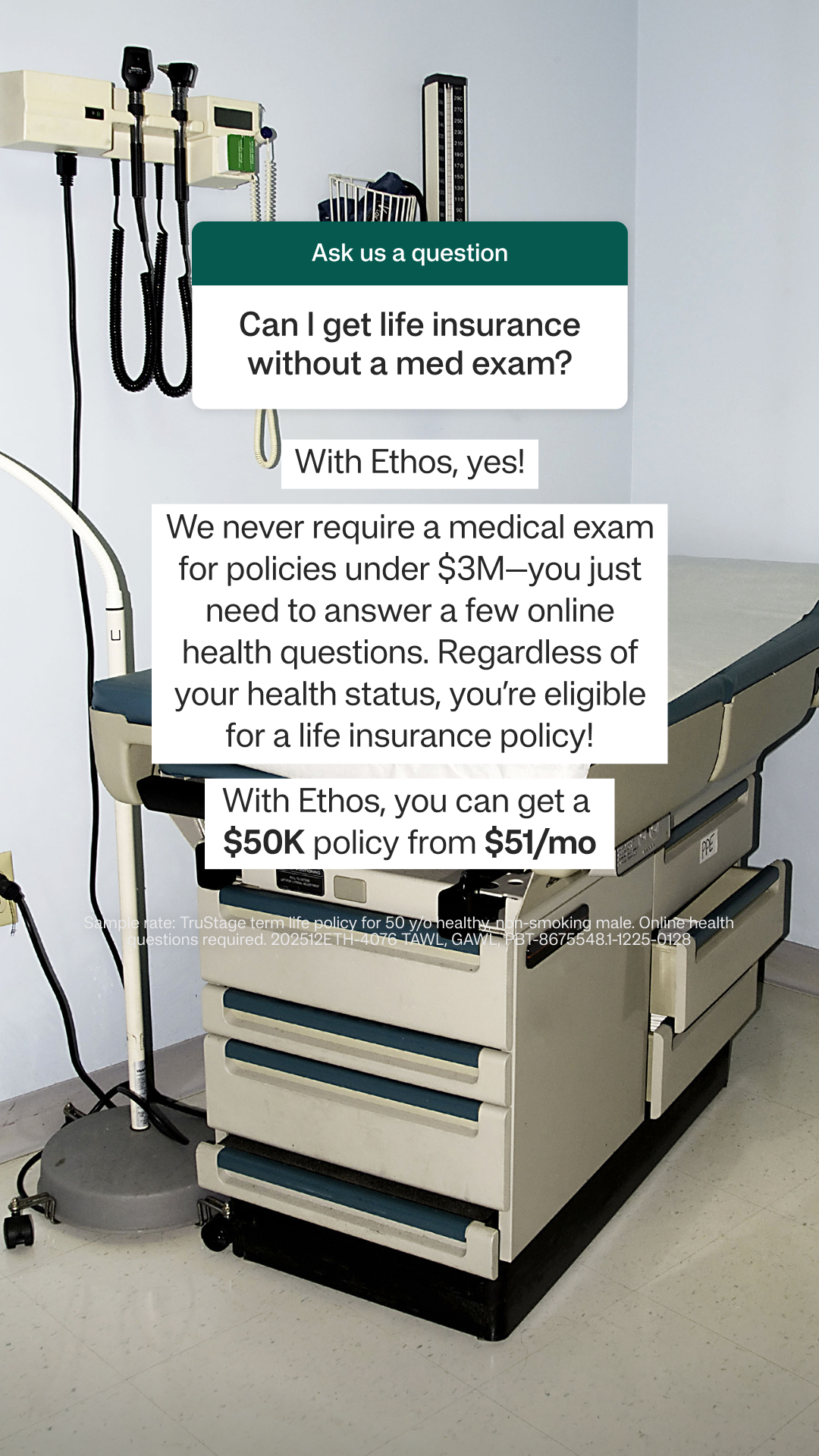 Ethos Facebook ad