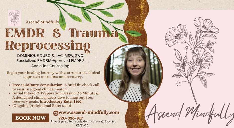 Ascend Mindfully Counseling Facebook ad from Apr 17, 2026