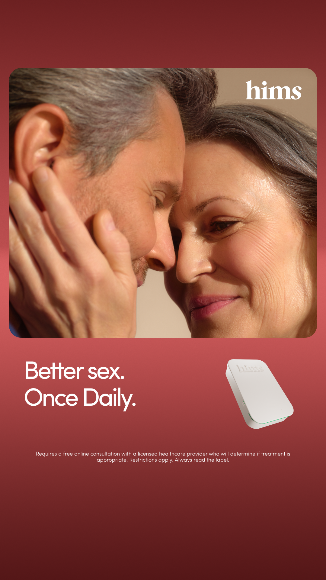 hims Facebook ad
