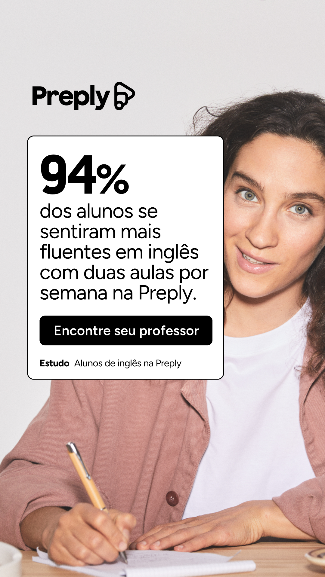Preply Facebook ad