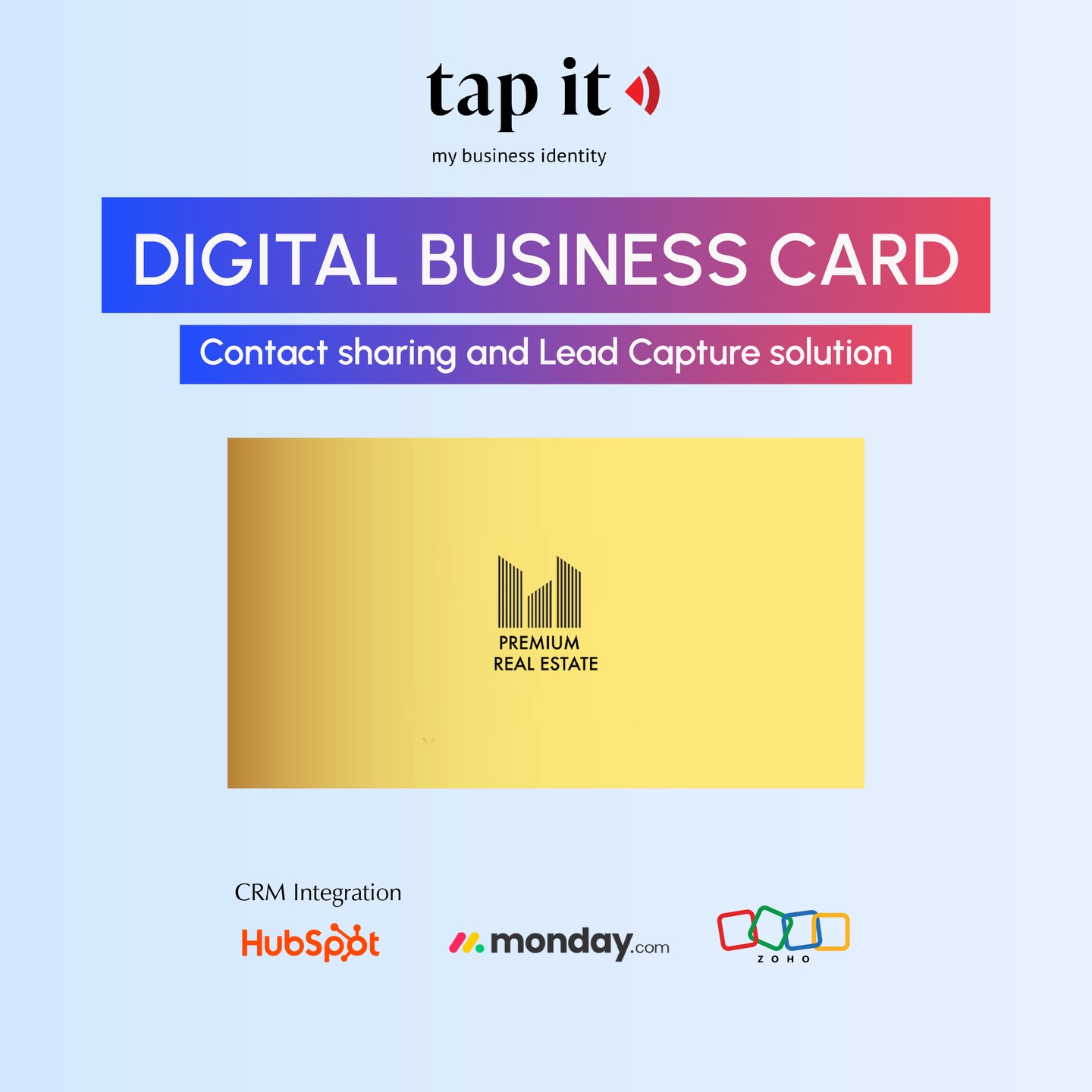 Tap it Facebook ad: Tapit Digital Business Card.