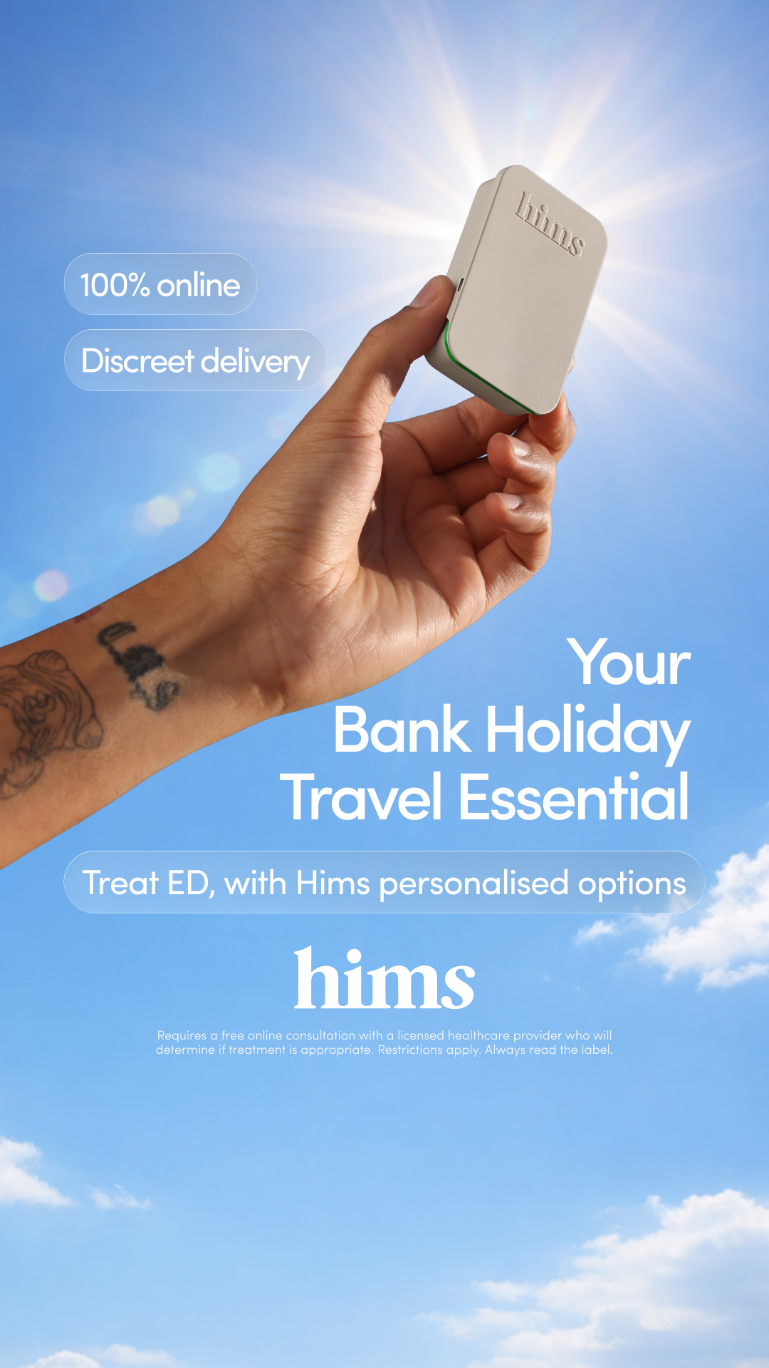 hims Facebook ad