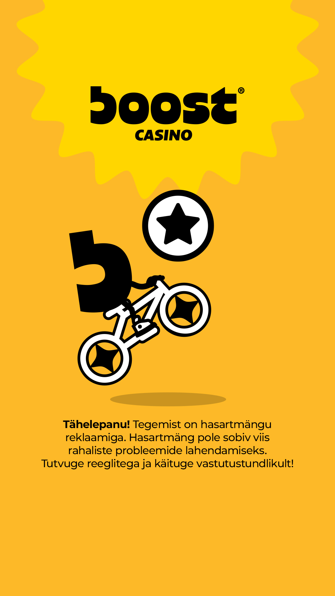 BoostCasino Estonia Facebook ad from Jul 23, 2025