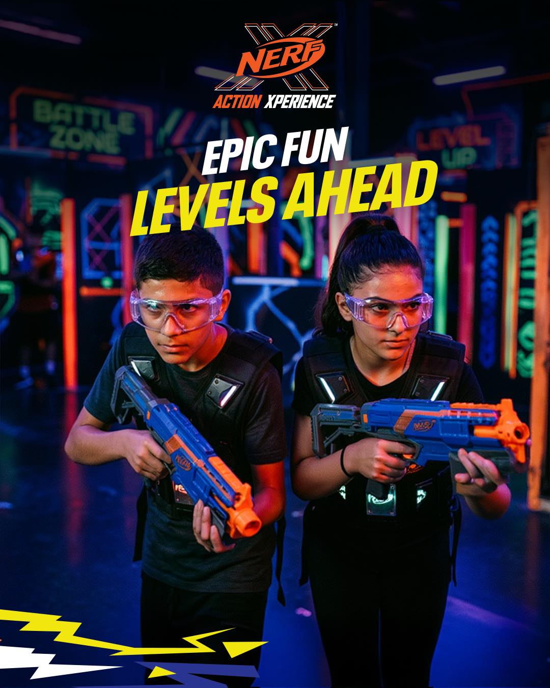 NERF Action Xperience Facebook ad: NERF Action Xperience - Doha - Tickets | Fever