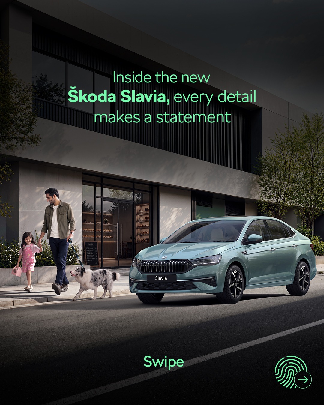 ŠKODA Facebook ad: Step inside, and let every detail speak for…