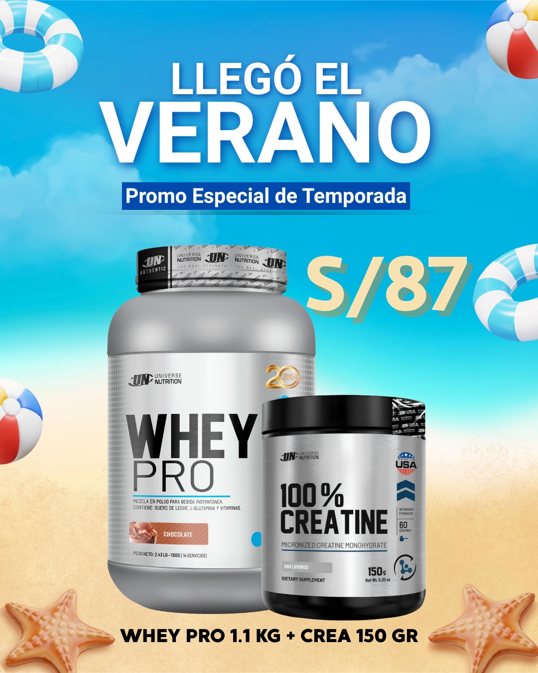Proteinas Perú D&G Facebook ad