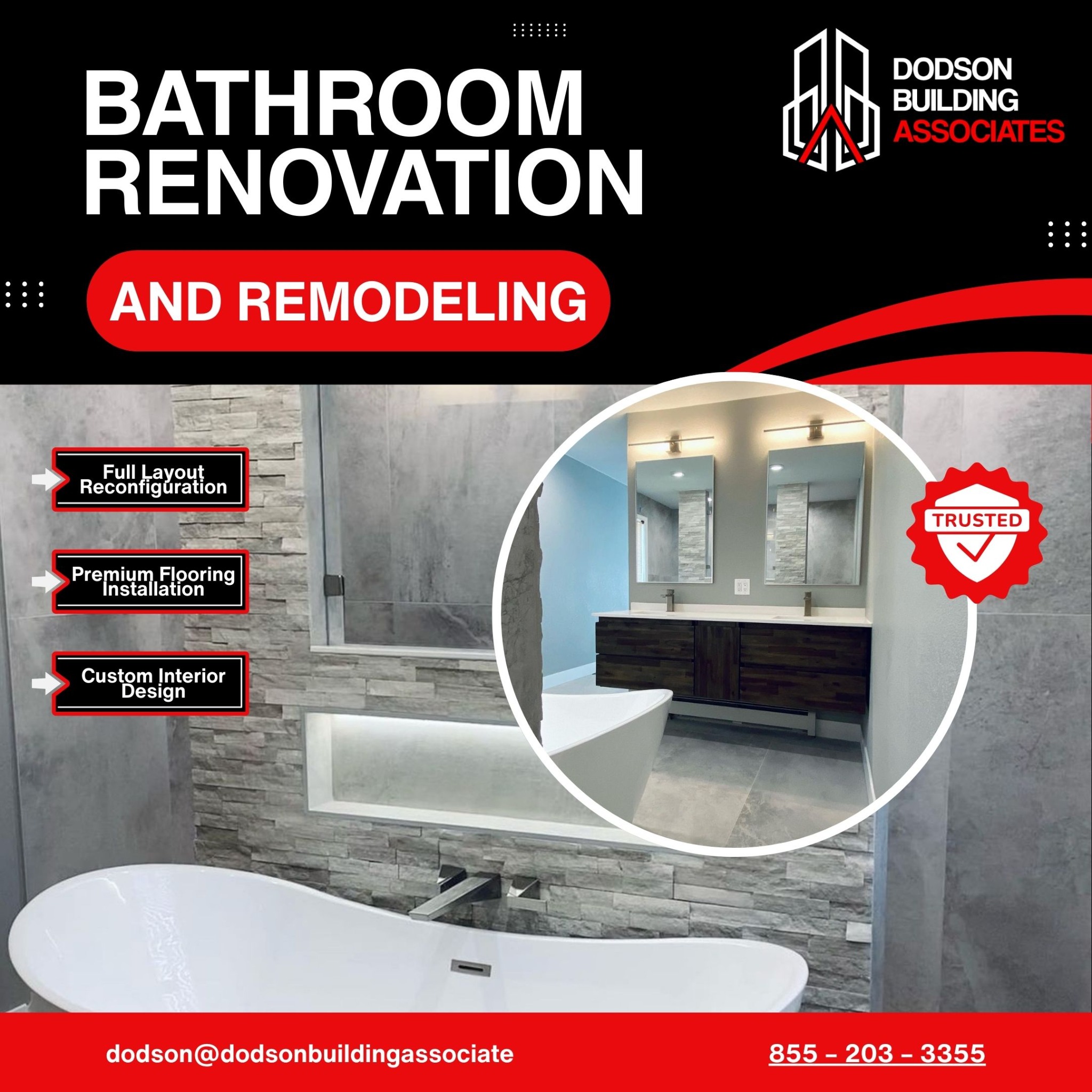DBA123.net Facebook ad: Upgrade Your Bathroom Today