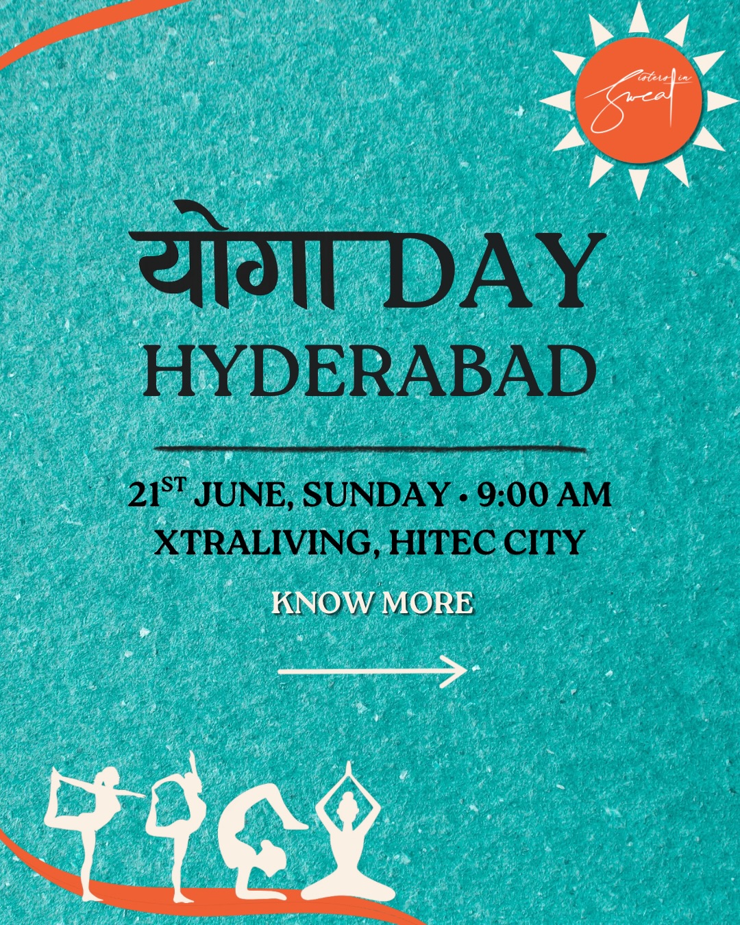 Sisters In Sweat - India Facebook ad: Yoga Day, Hyderabad