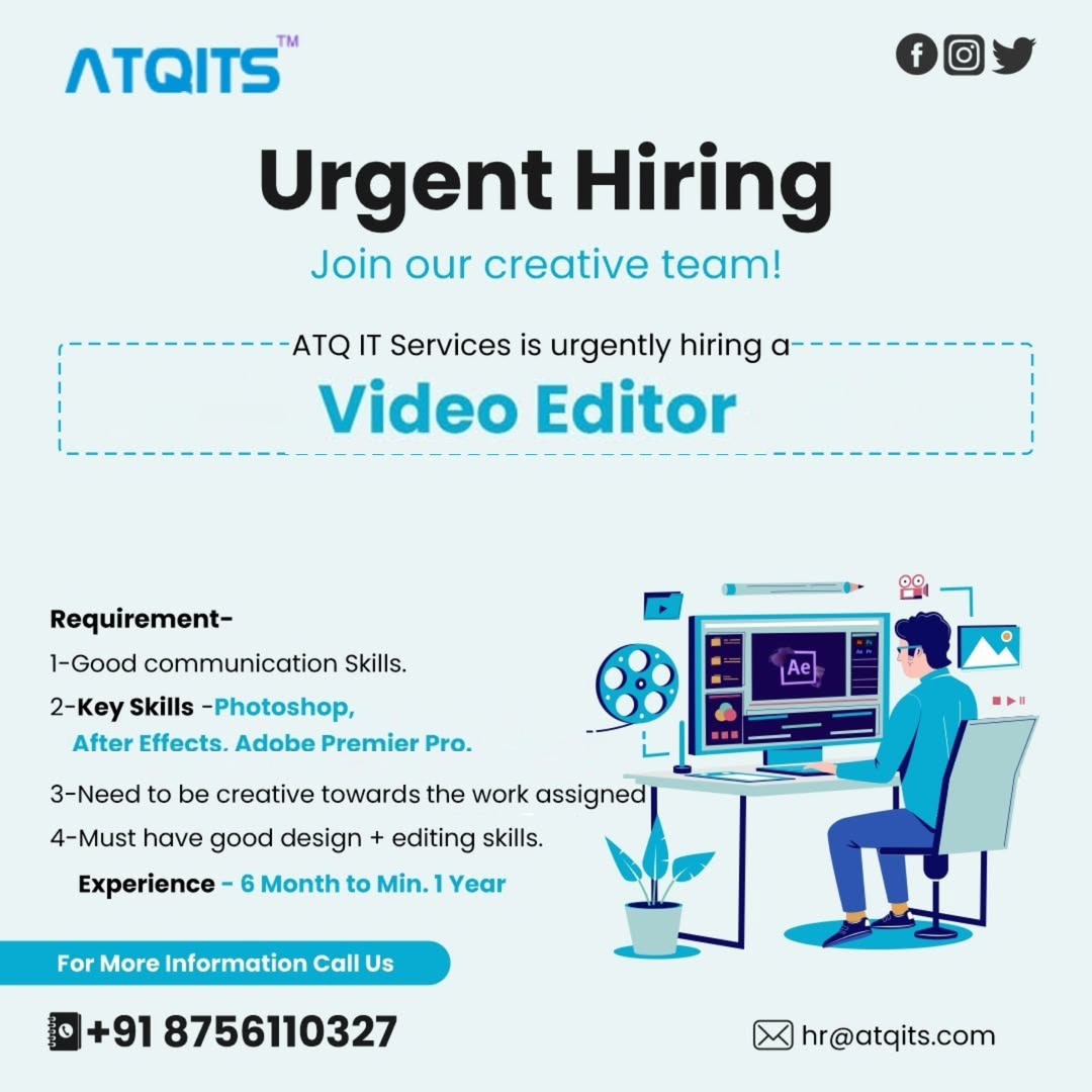 ATQ it services Facebook ad: We’re hiring! Join ATQITS and be a part…