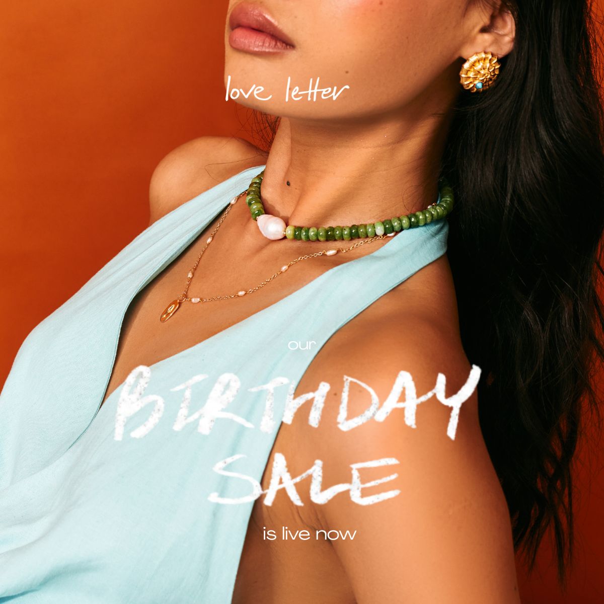 Studio Love Letter Facebook ad: Once-a-Year Birthday Sale, Up to 40% Off
