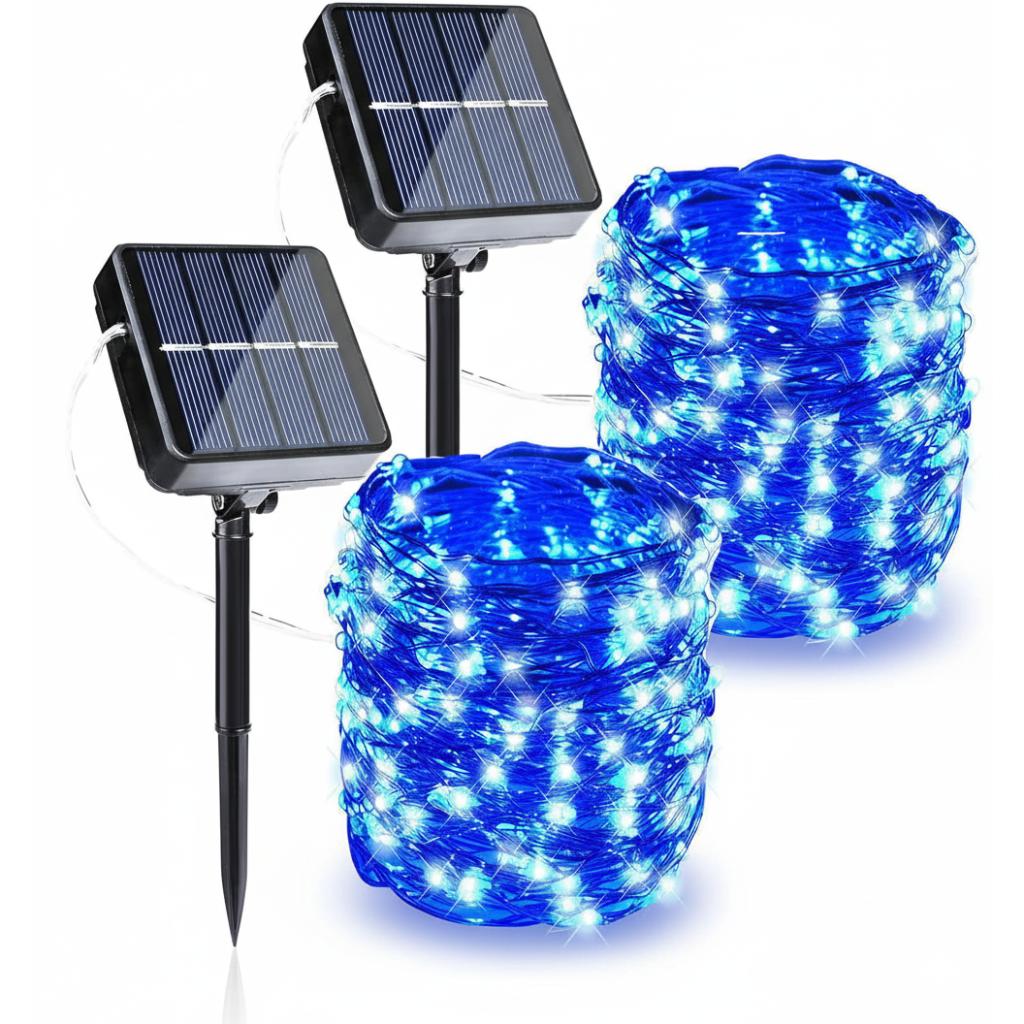 Solar Garden Lights Facebook ad: The solar garden lights everyone's staking into their…