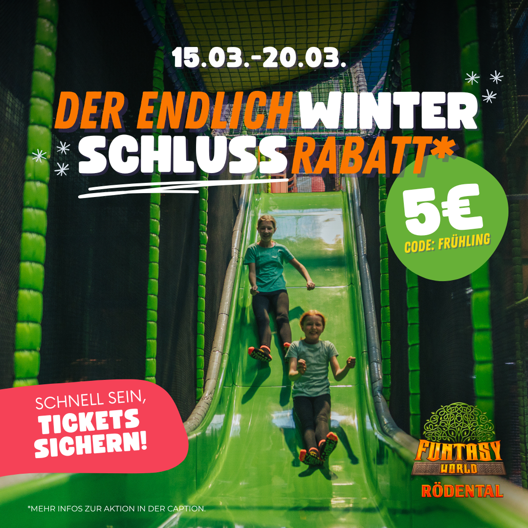 Funtasy World Rödental Facebook ad: Jetzt Tickets sichern!