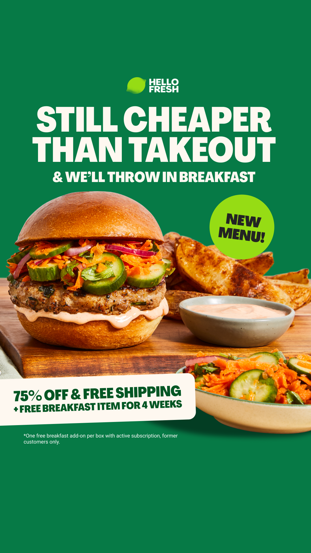 HelloFresh Facebook ad