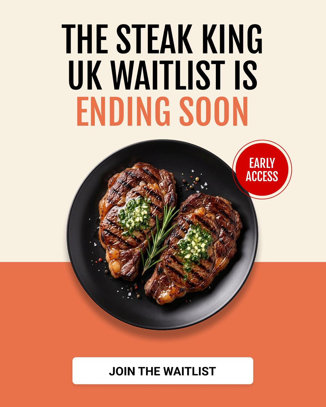 Steak King UK Facebook ad