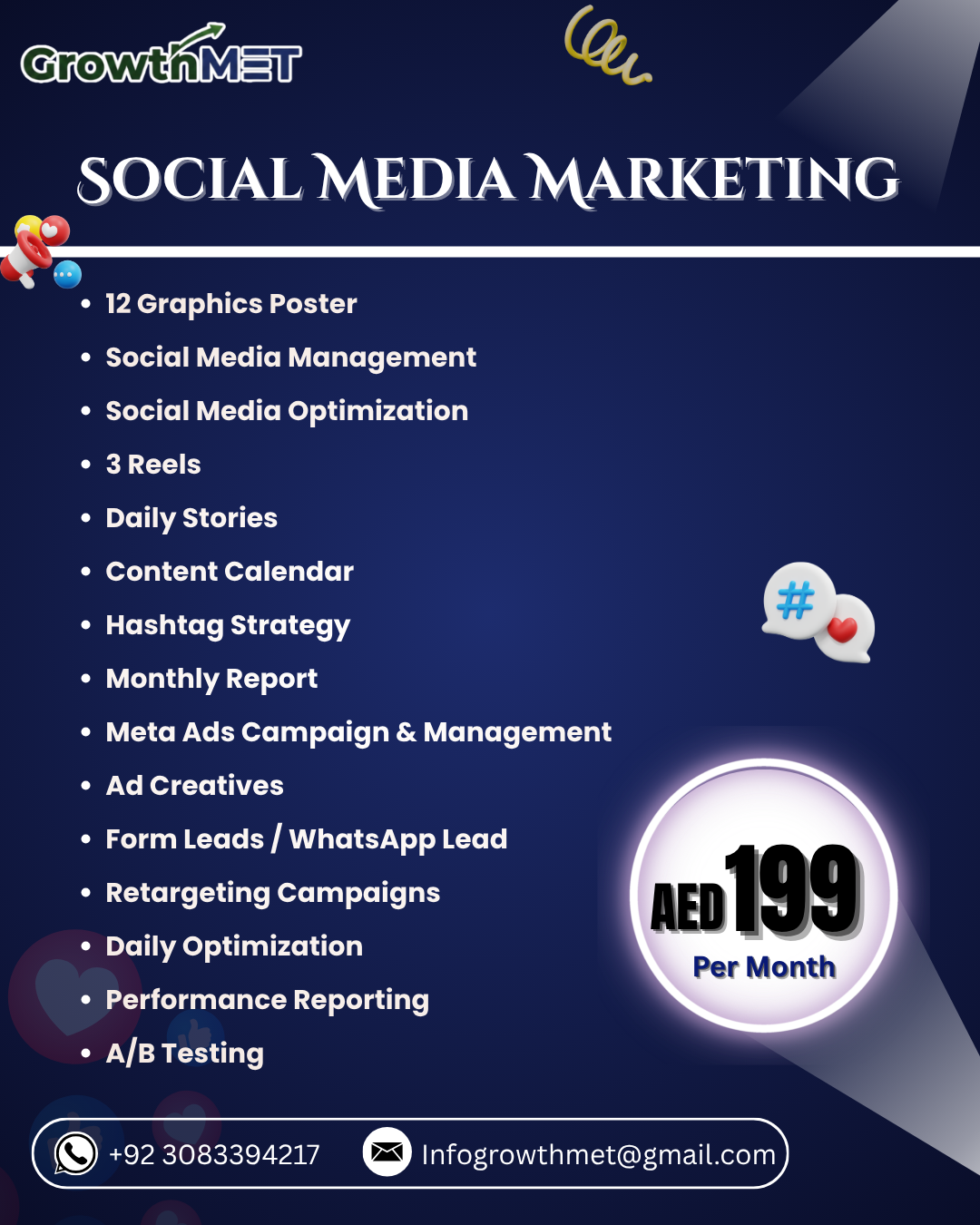 Growth Met Facebook ad