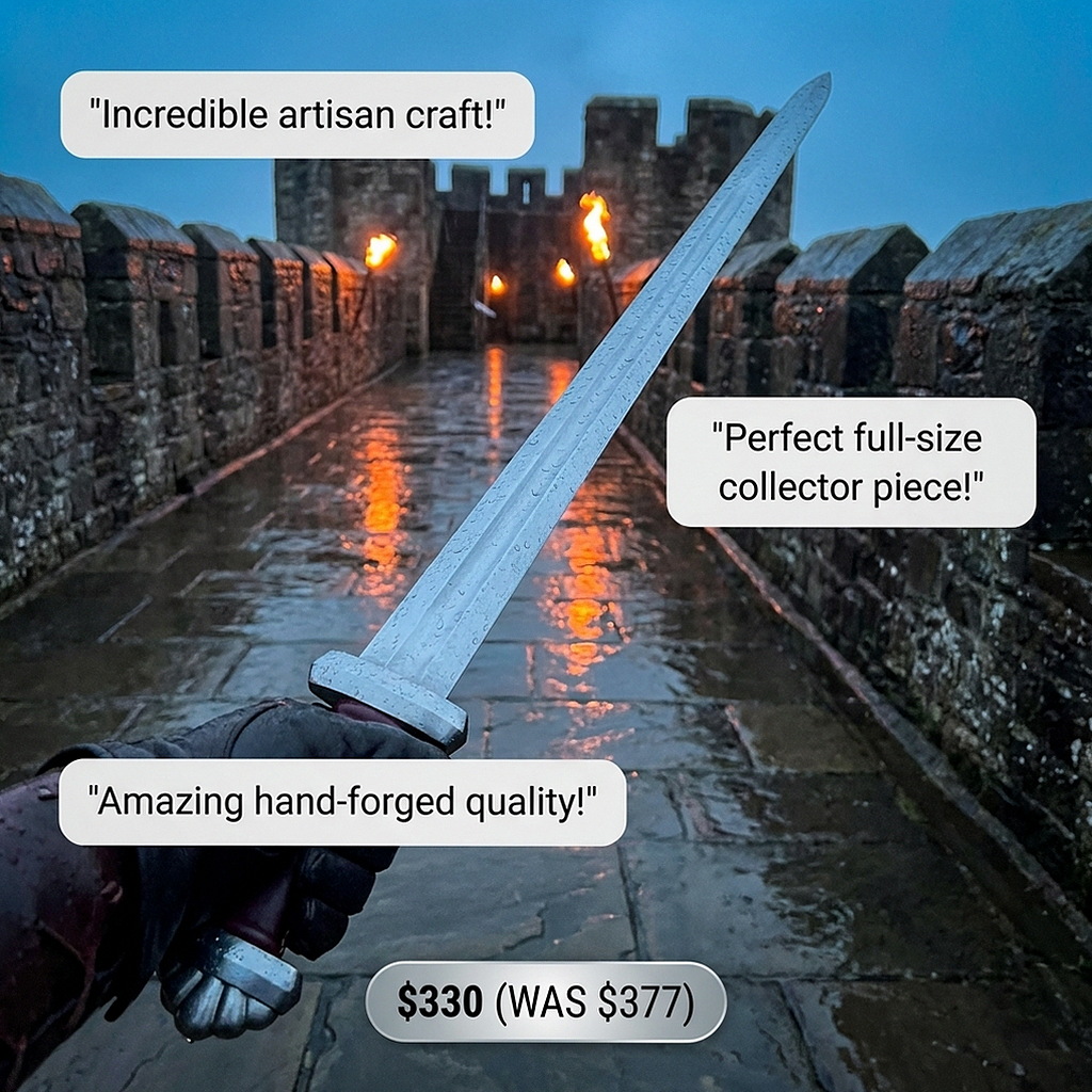 Katana Sword Facebook ad