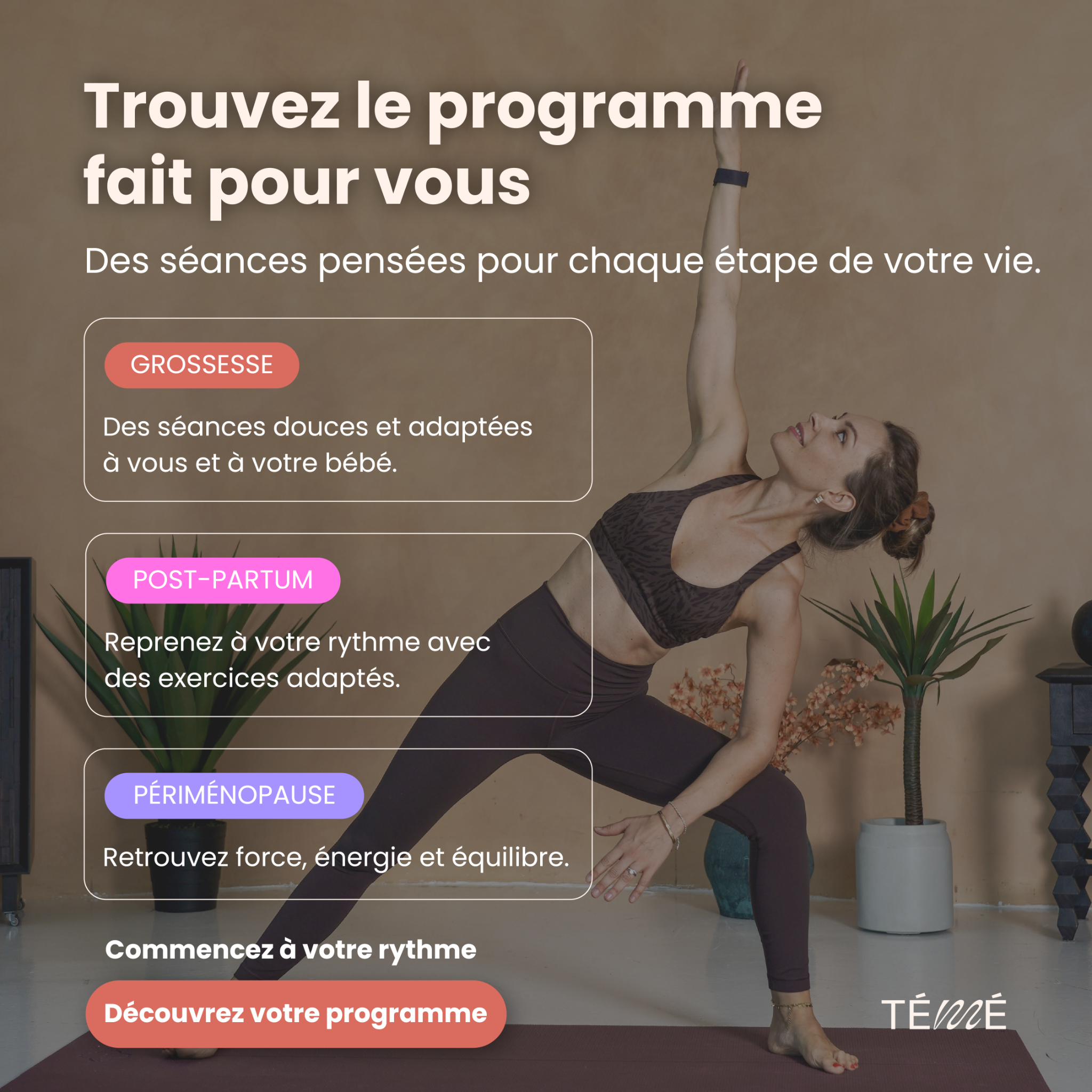 Studio Témé Facebook ad: Studio Témé: Votre sport sur-mesure