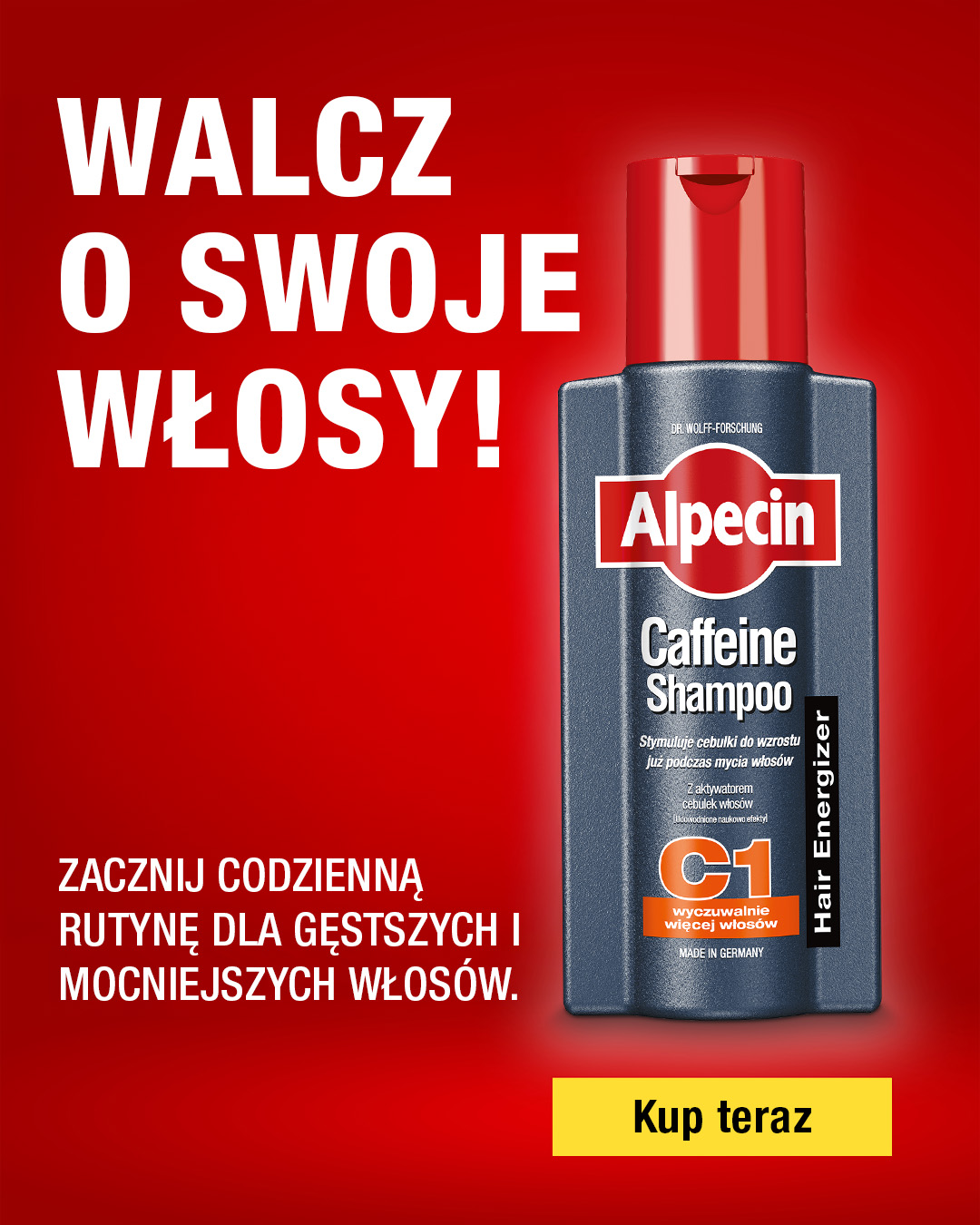 Alpecin Facebook ad
