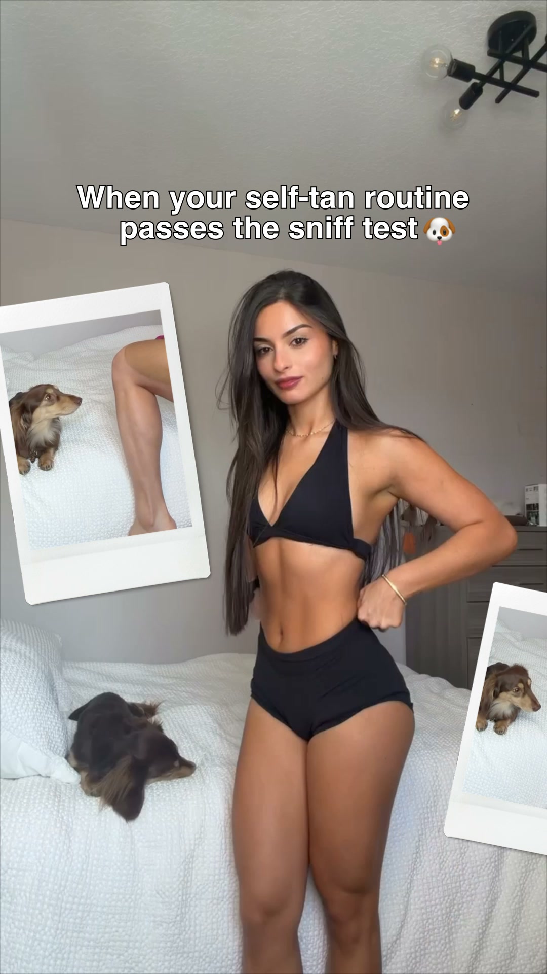 Coco & Eve Facebook ad: Streaky self-tanner? Don't know her.