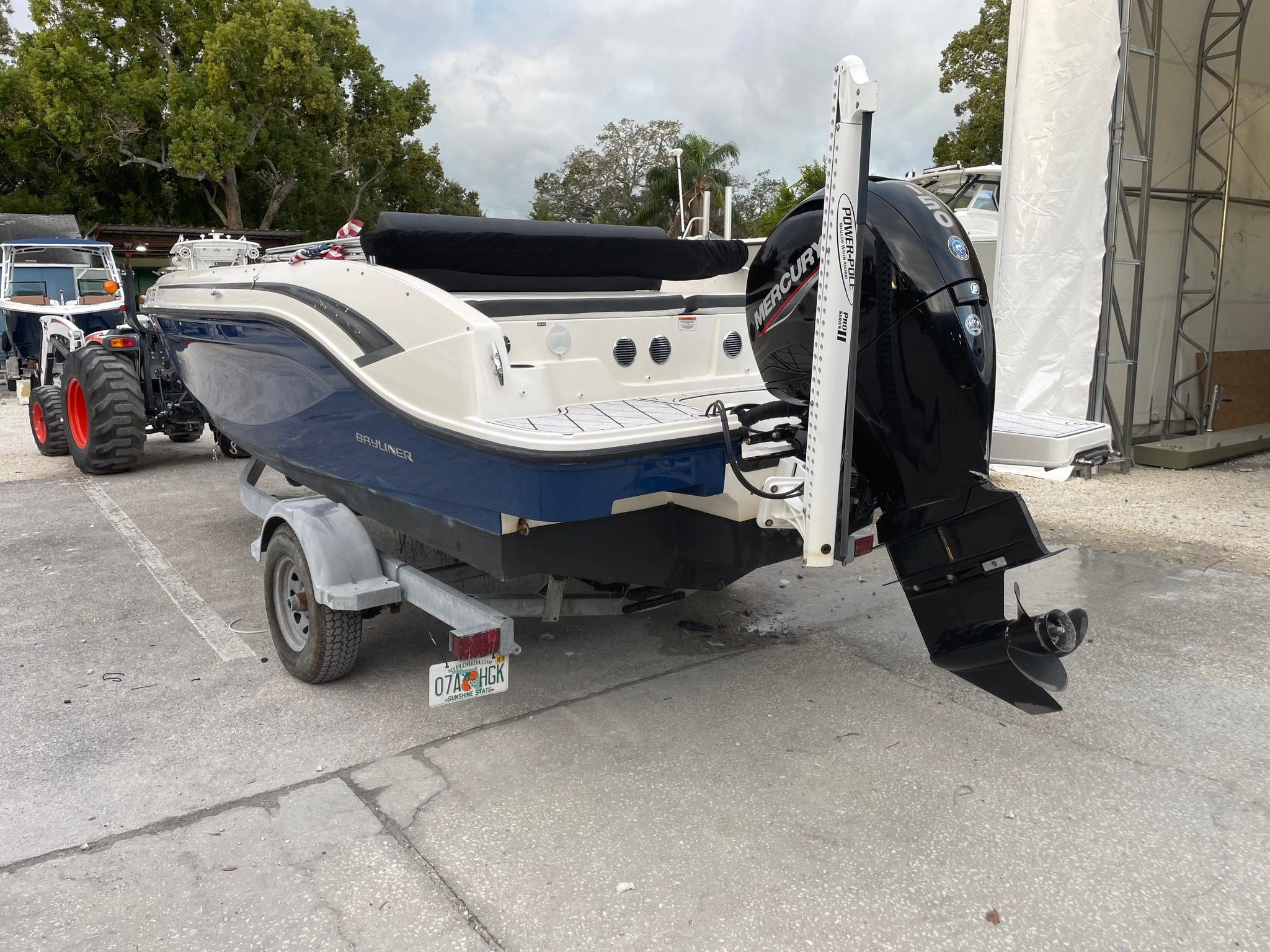 Lewis Henry Facebook ad: 2021 Bayliner Deck Boat with Power Pole