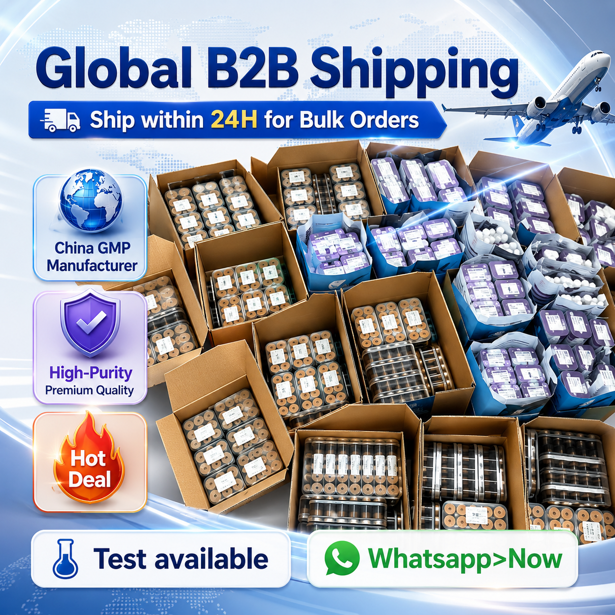 Rach Meaby Suzie Quarters Facebook ad: Partner with a Trusted Peptide Factory