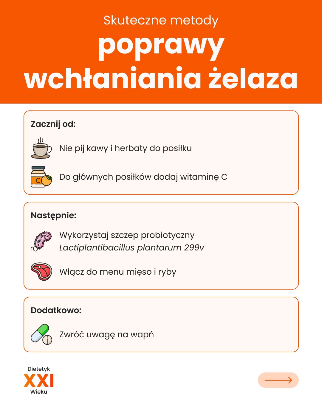 Dietetyk XXI wieku Facebook ad: Nawet 25% Polek ma anemię!