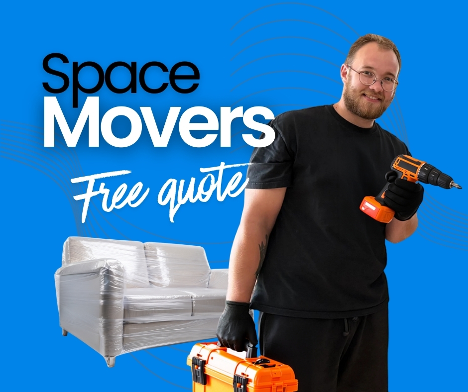 Space Movers Facebook ad: Top-Rated Moving Company