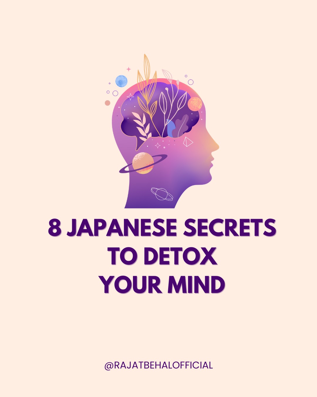 RajatBahl Facebook ad: Your brain doesn’t need a detox juice.