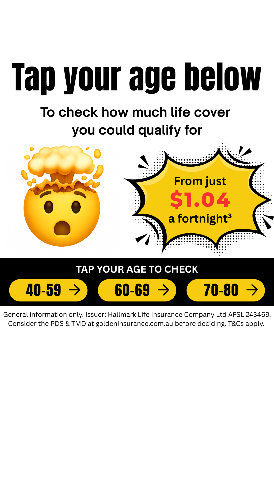 Golden Insurance Facebook ad from Nov 16, 2025