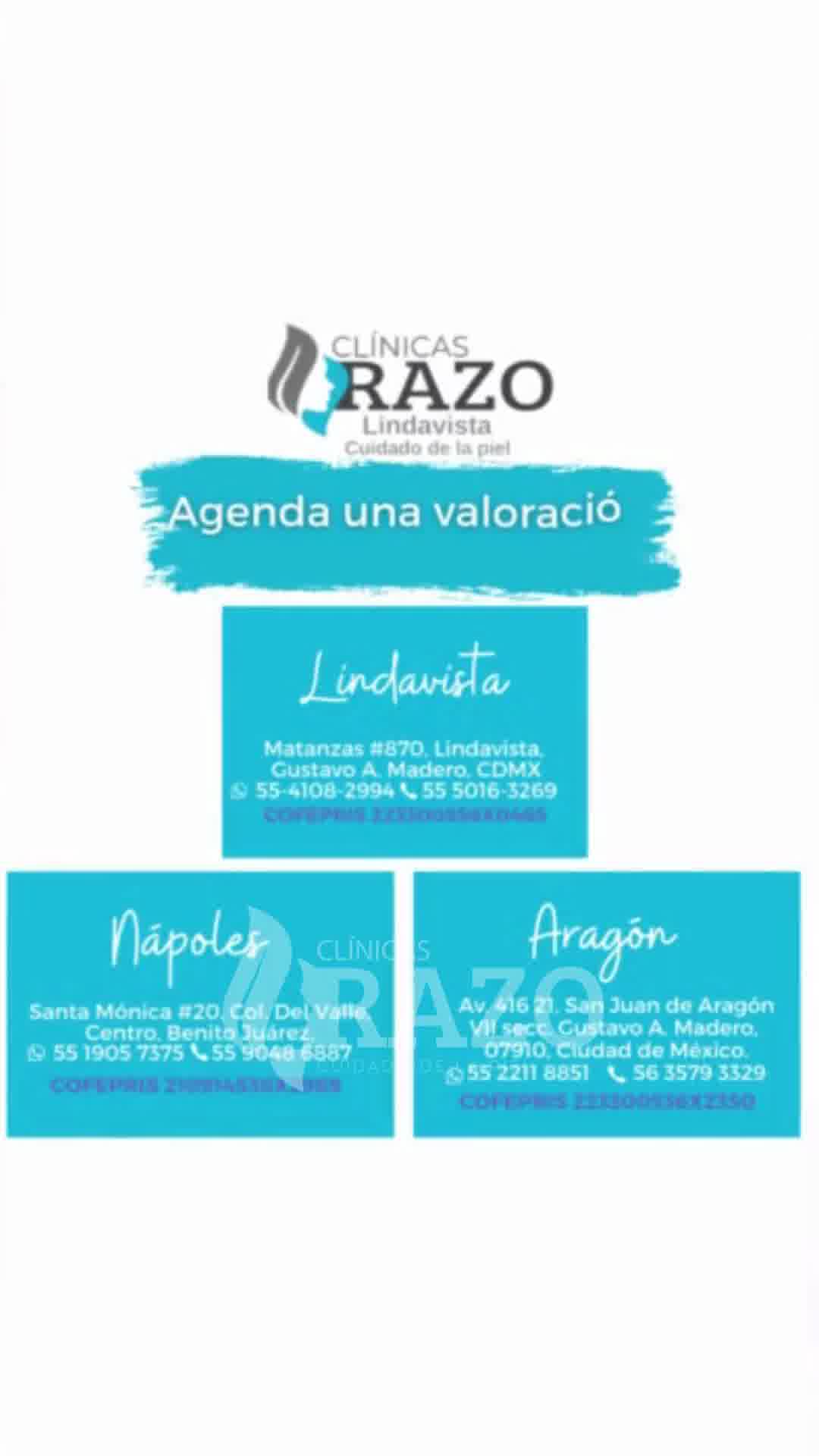 Clínicas Razo Zona Lindavista CDMX Facebook ad: Quiero quitarme un tatuaje