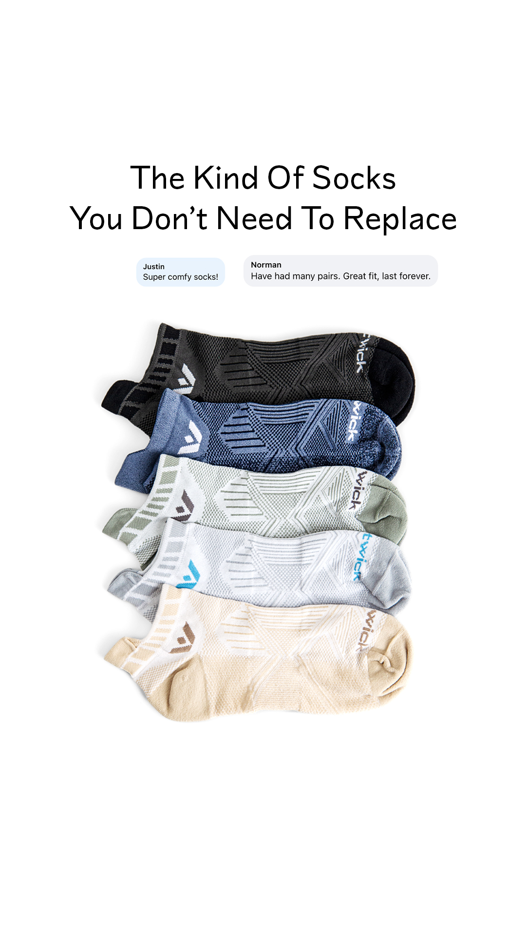 Swiftwick Socks Facebook ad: Performance You Can Feel