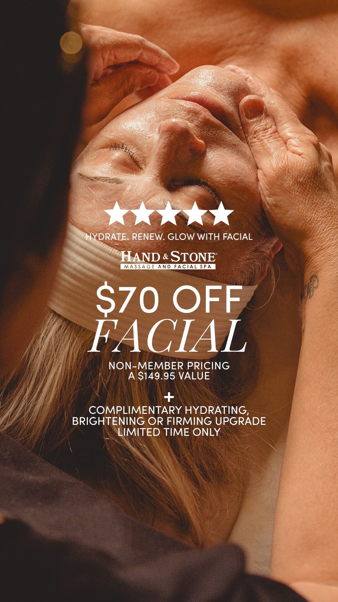 Hand & Stone Massage and Facial Spa Facebook ad