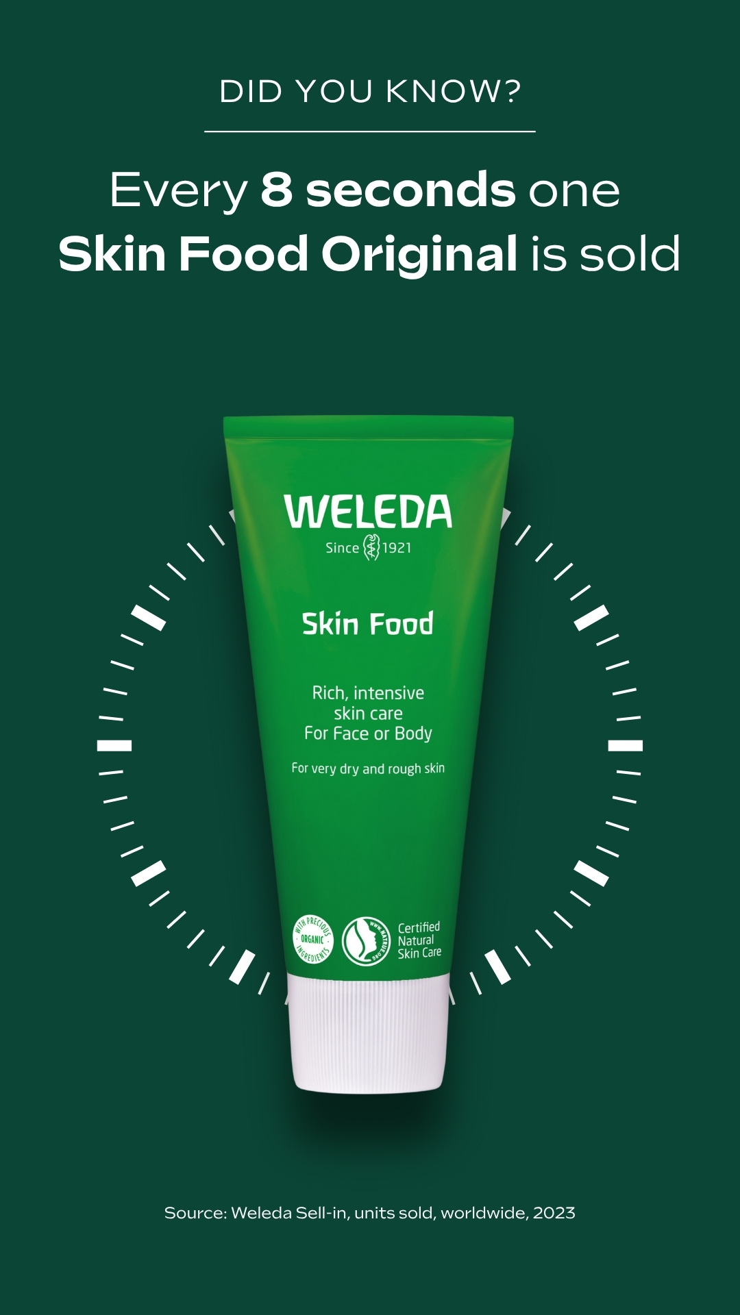Weleda Facebook ad