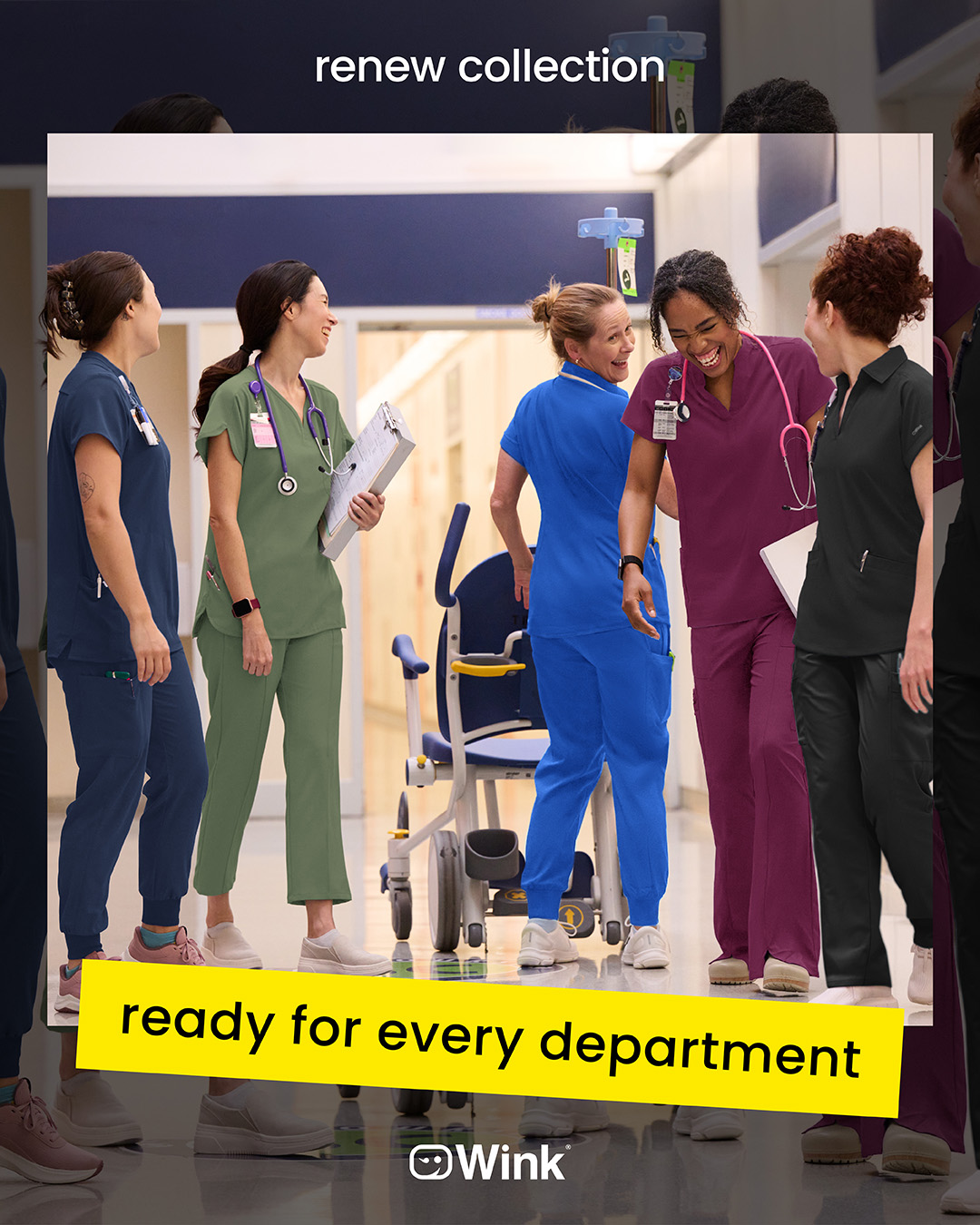 Wink Scrubs Facebook ad