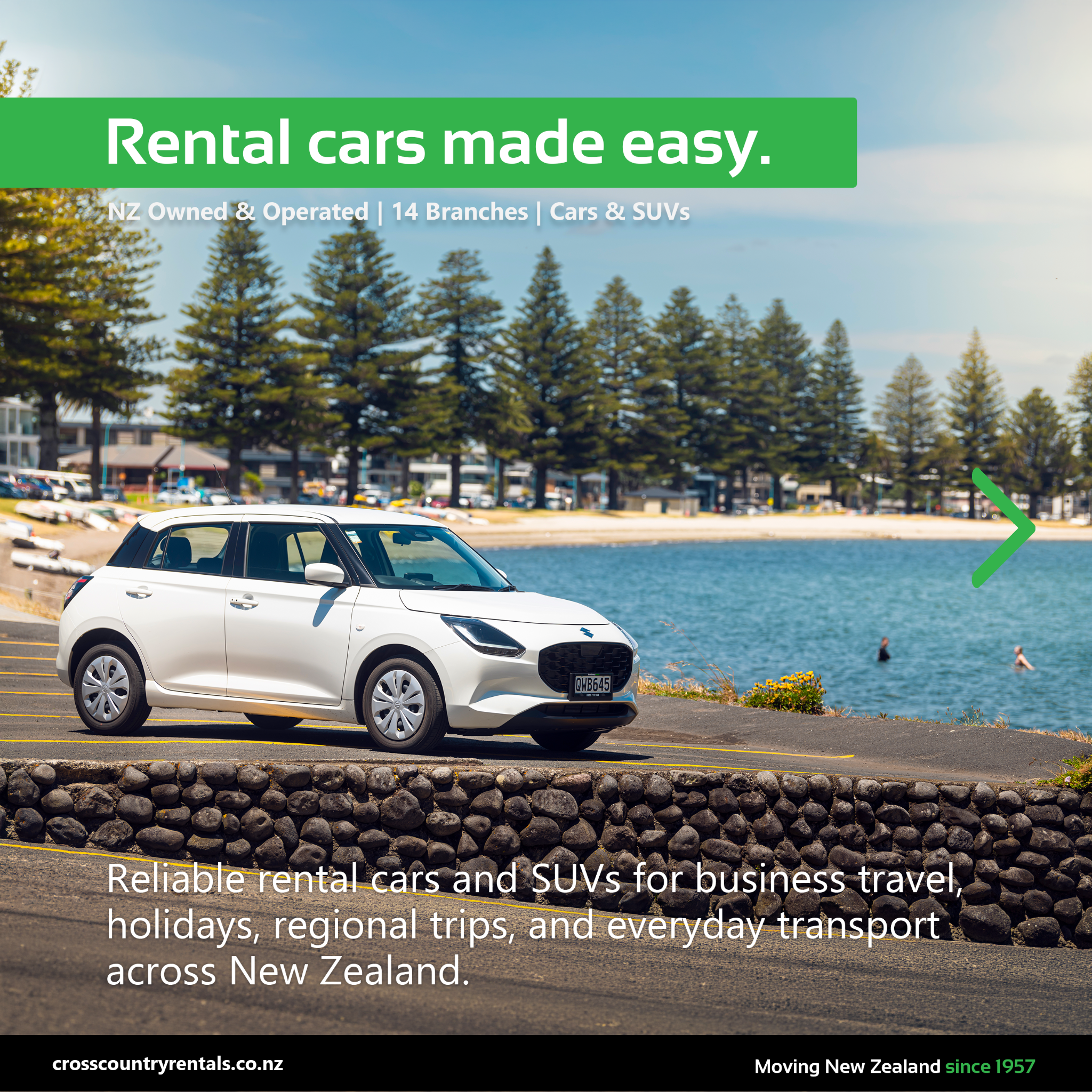 Cross Country Rentals Facebook ad