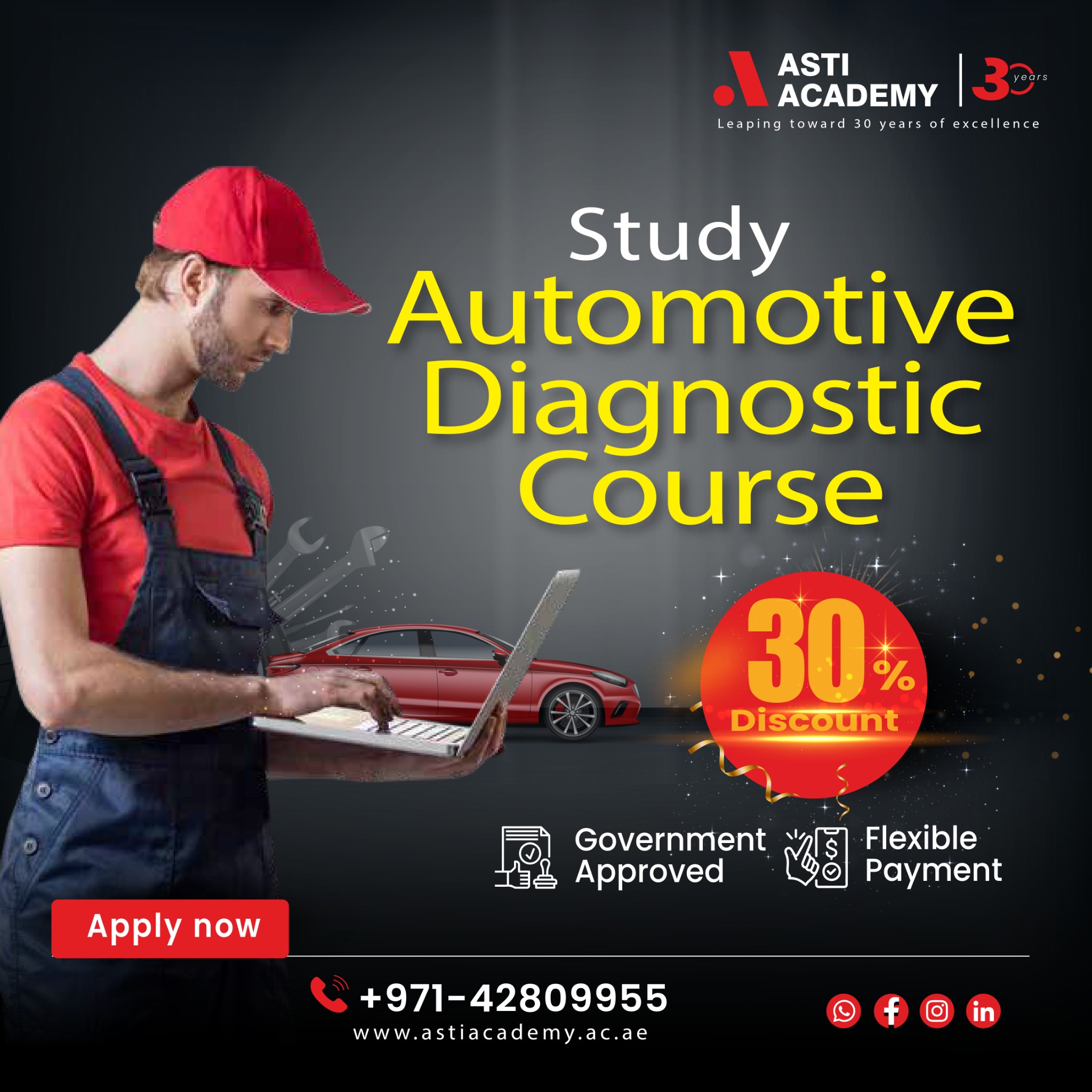 ASTI Academy Facebook ad