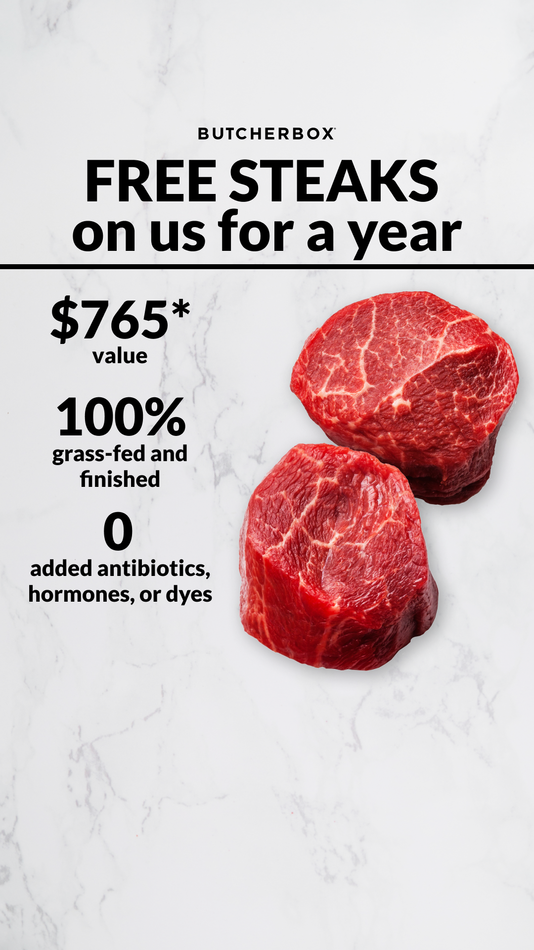 ButcherBox Facebook ad
