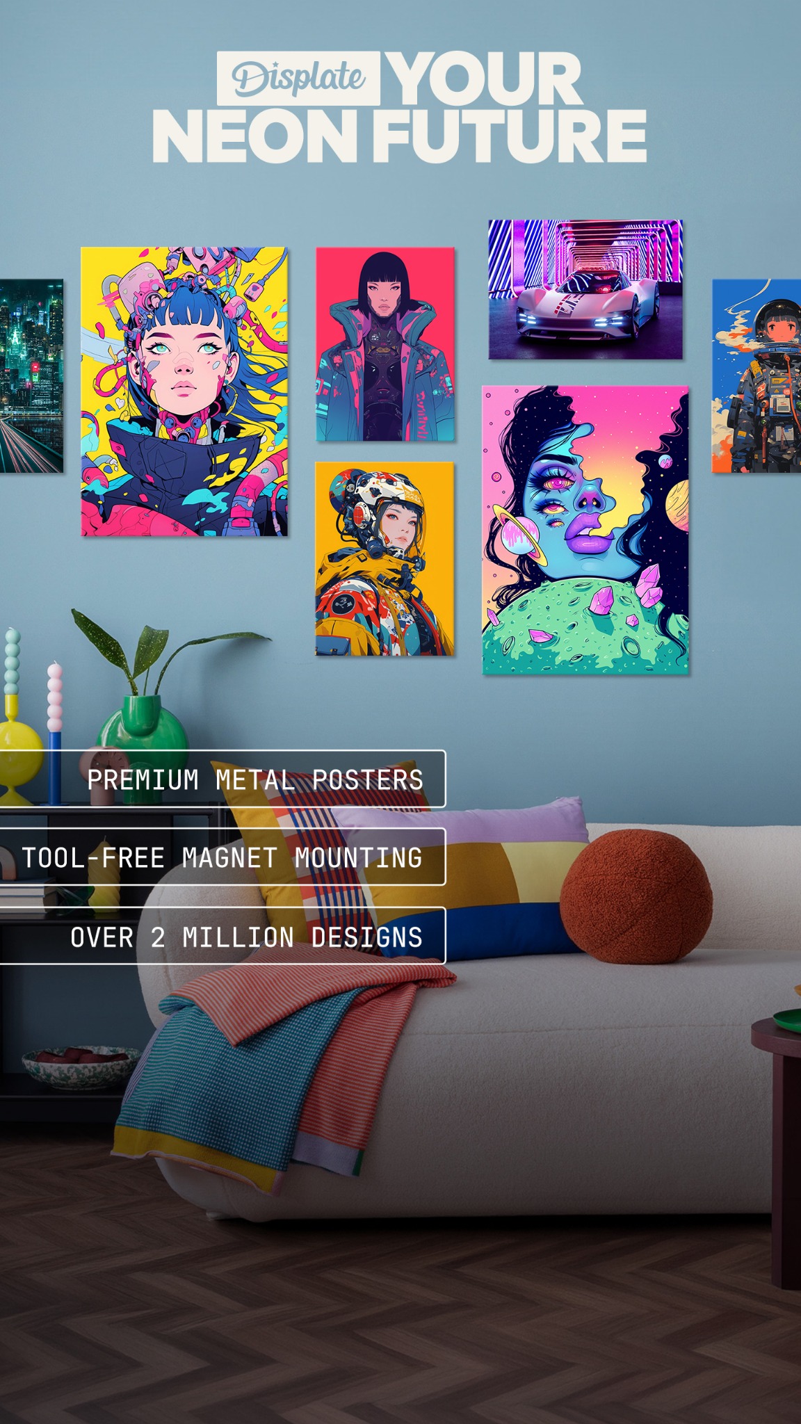 Displate Facebook ad