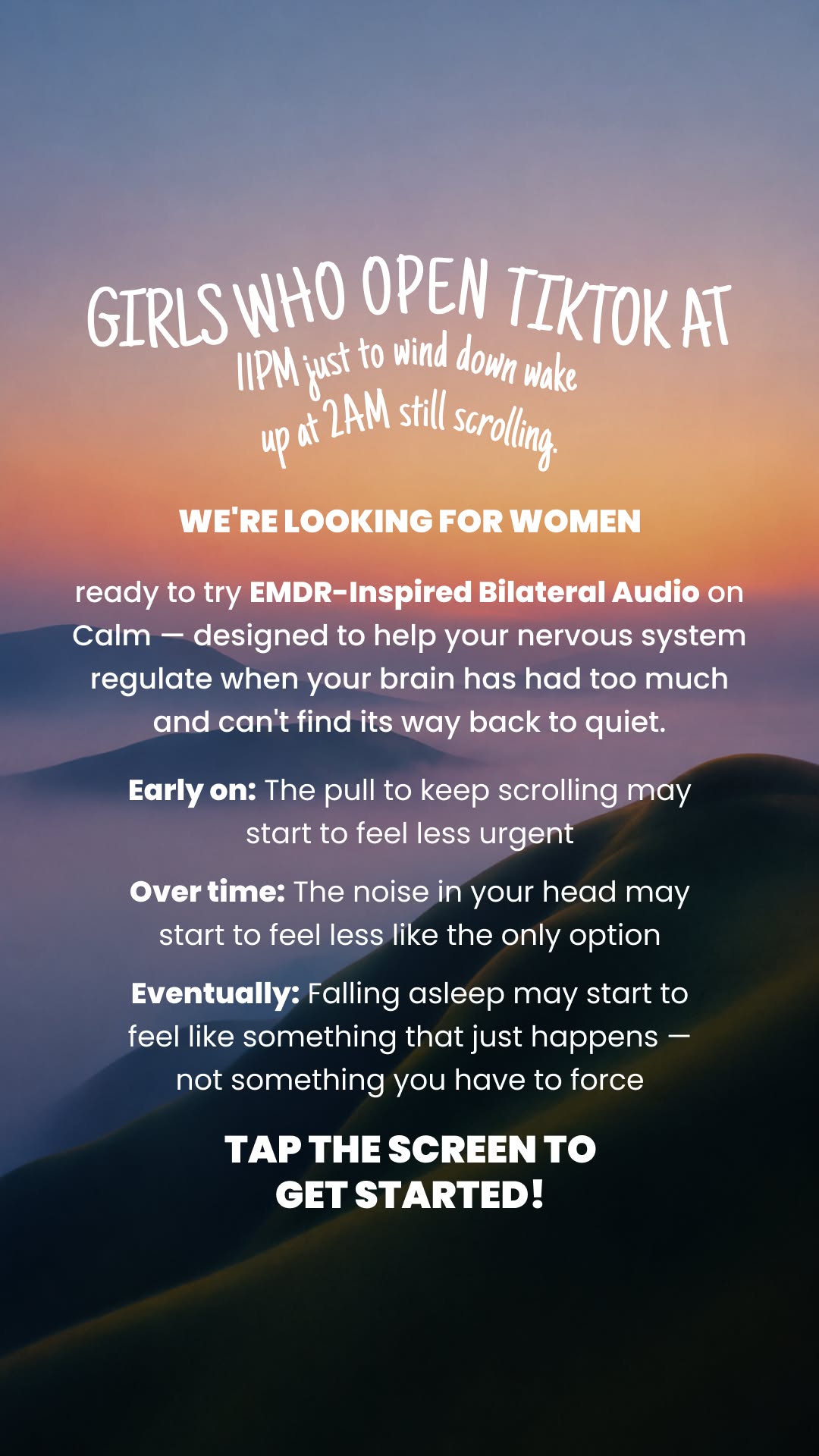 Calm Facebook ad