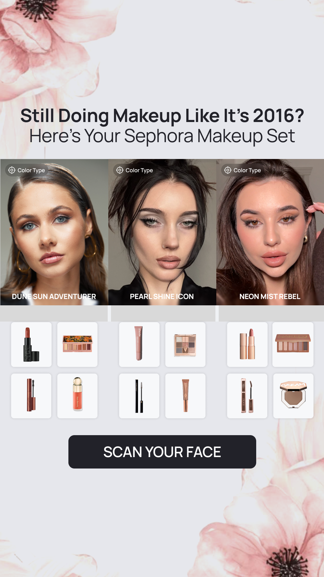 Beauty Transformation Program Facebook ad