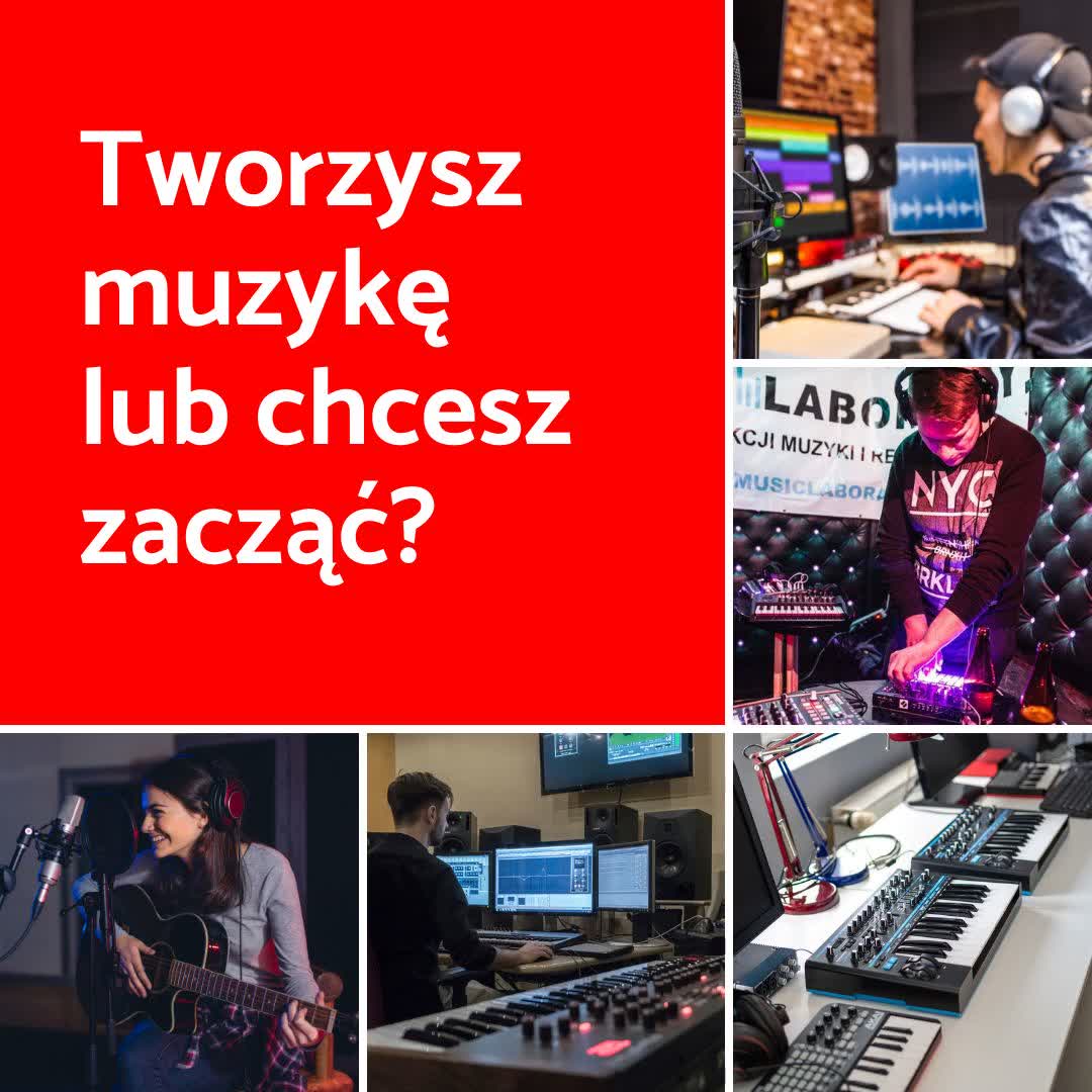 MusicLaboratory - szkoła produkcji muzyki Facebook ad: Odbierz darmowy bilet na szkolenie online