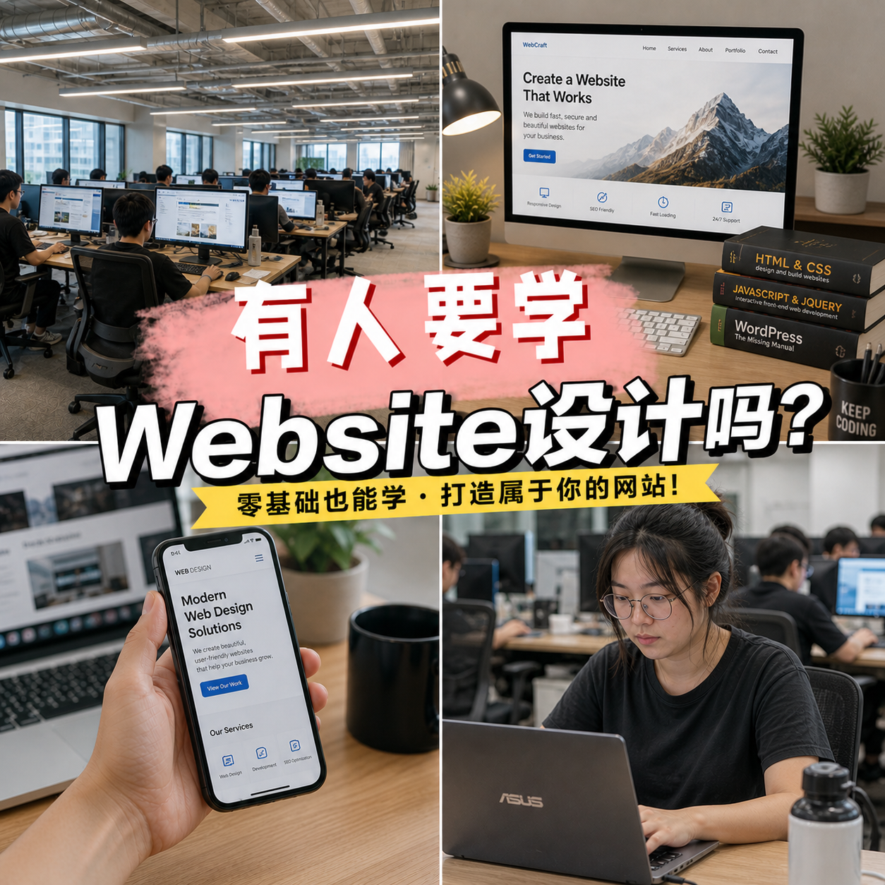 WP Academy - 网站攻略2.0 Facebook ad: 【免费 𝗙𝗥𝗘𝗘】3天网站设计课程!