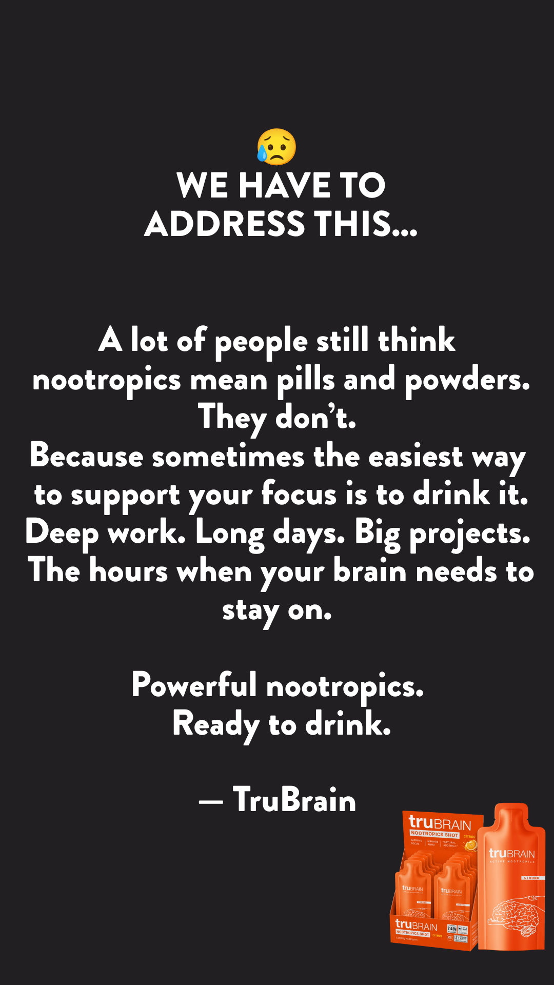 NeuroStack News Facebook ad: Say Goodbye to Brain Fog Forever