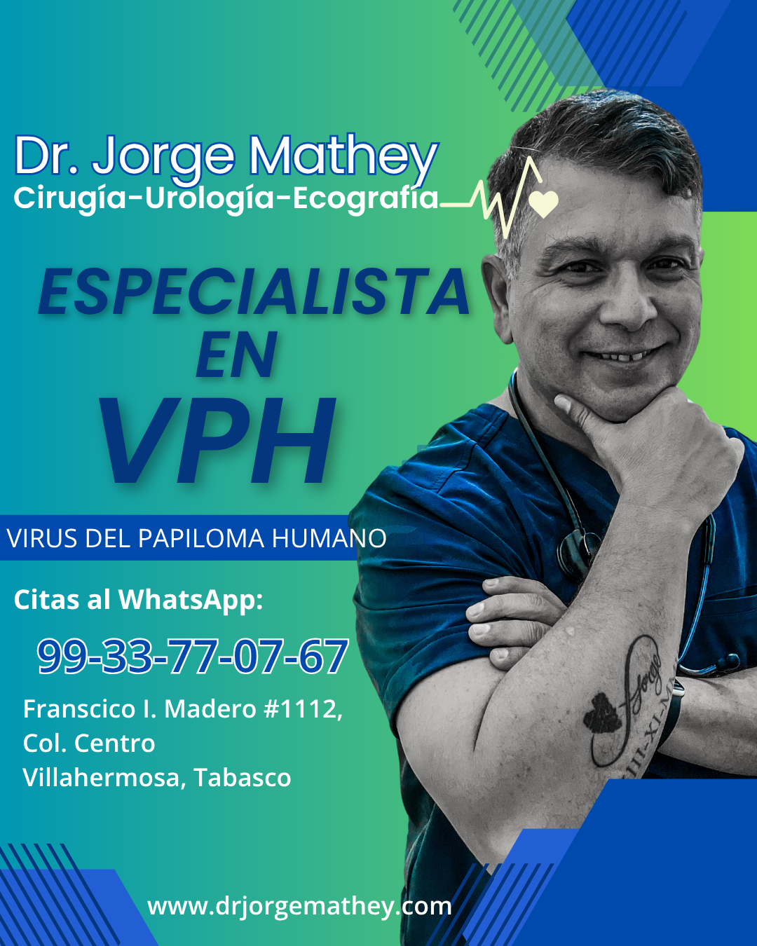 Dr. Jorge Mathey Facebook ad: ¿Buscas una valoración urológica completa y confiable?