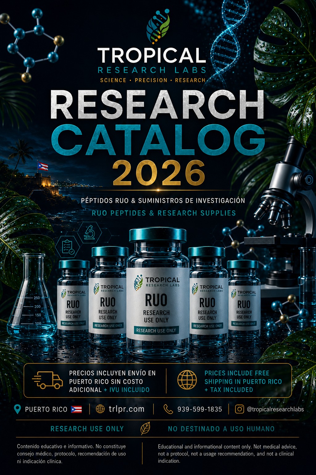 Tropical Research Labs Facebook ad from Sep 1, 2026