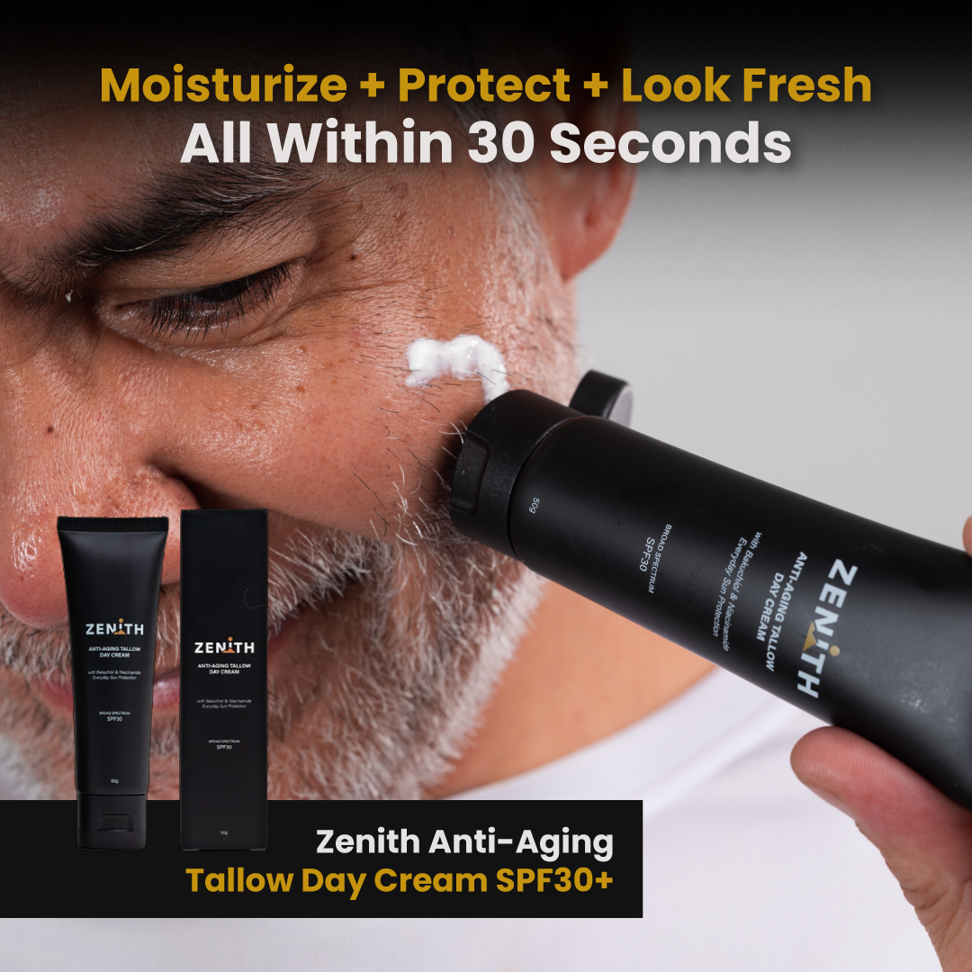 Zenith PH - Anti-Aging Tallow Day Cream Spf30+ Facebook ad: High Performance Day Cream For Men