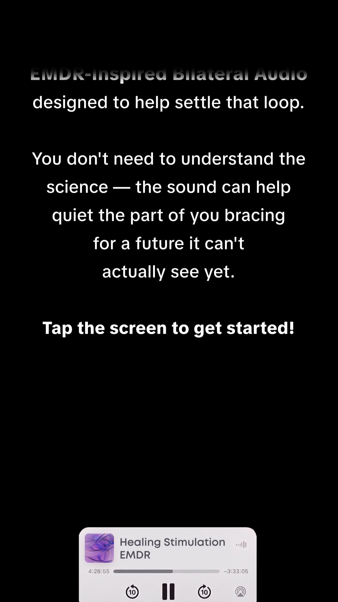 Calm Facebook ad: You are not beyond help.