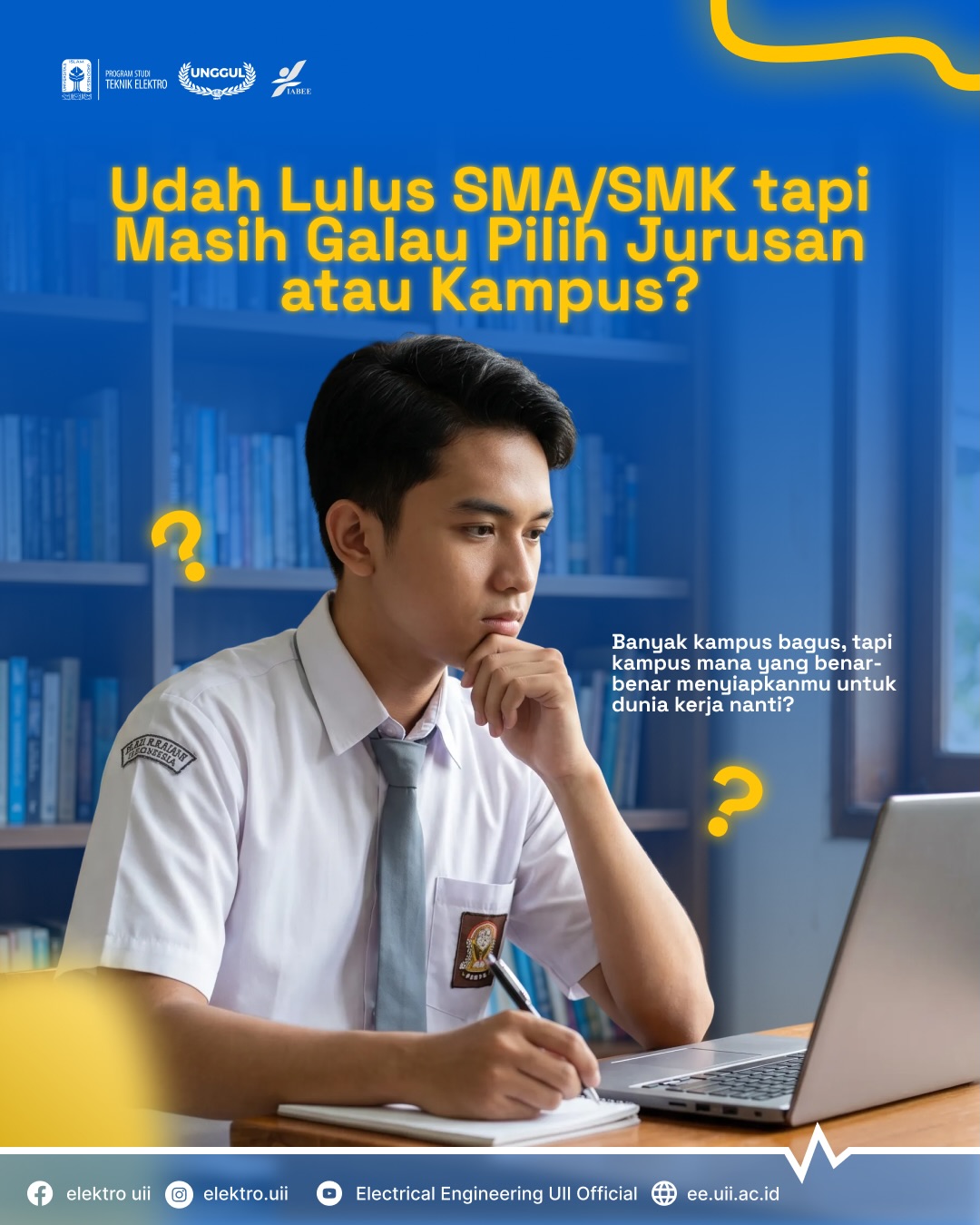 Teknik Elektro Universitas Islam Indonesia Facebook ad: Siapa yang menguasai data dan otomasi, merekalah yang…