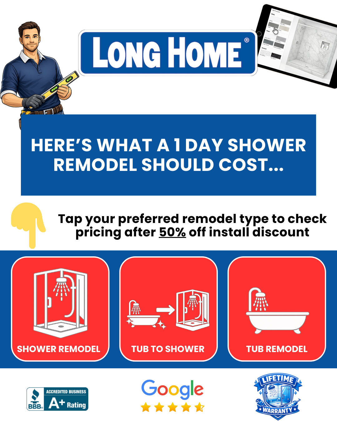 Long Home Facebook ad